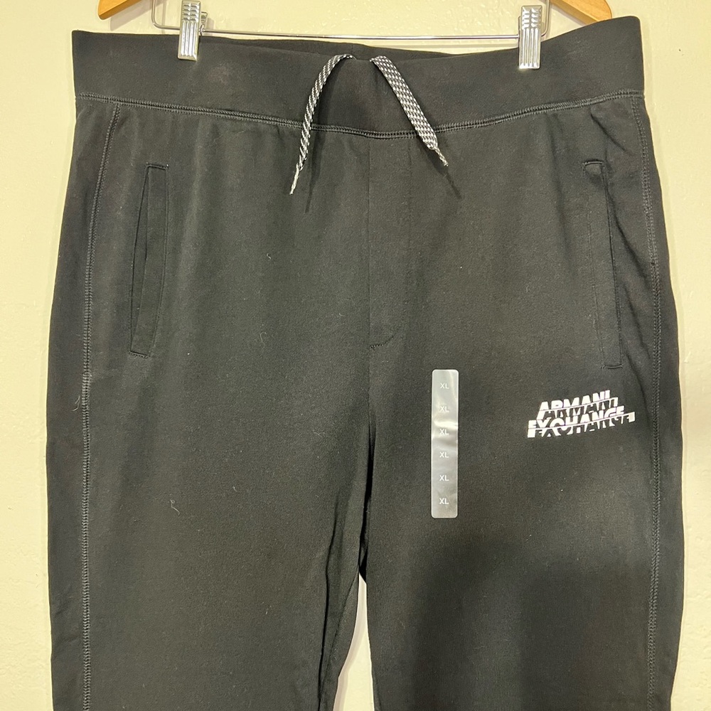 ARMANI EXCHANGE Men’s Sport pants in Black Size XL - Picture 8 of 8